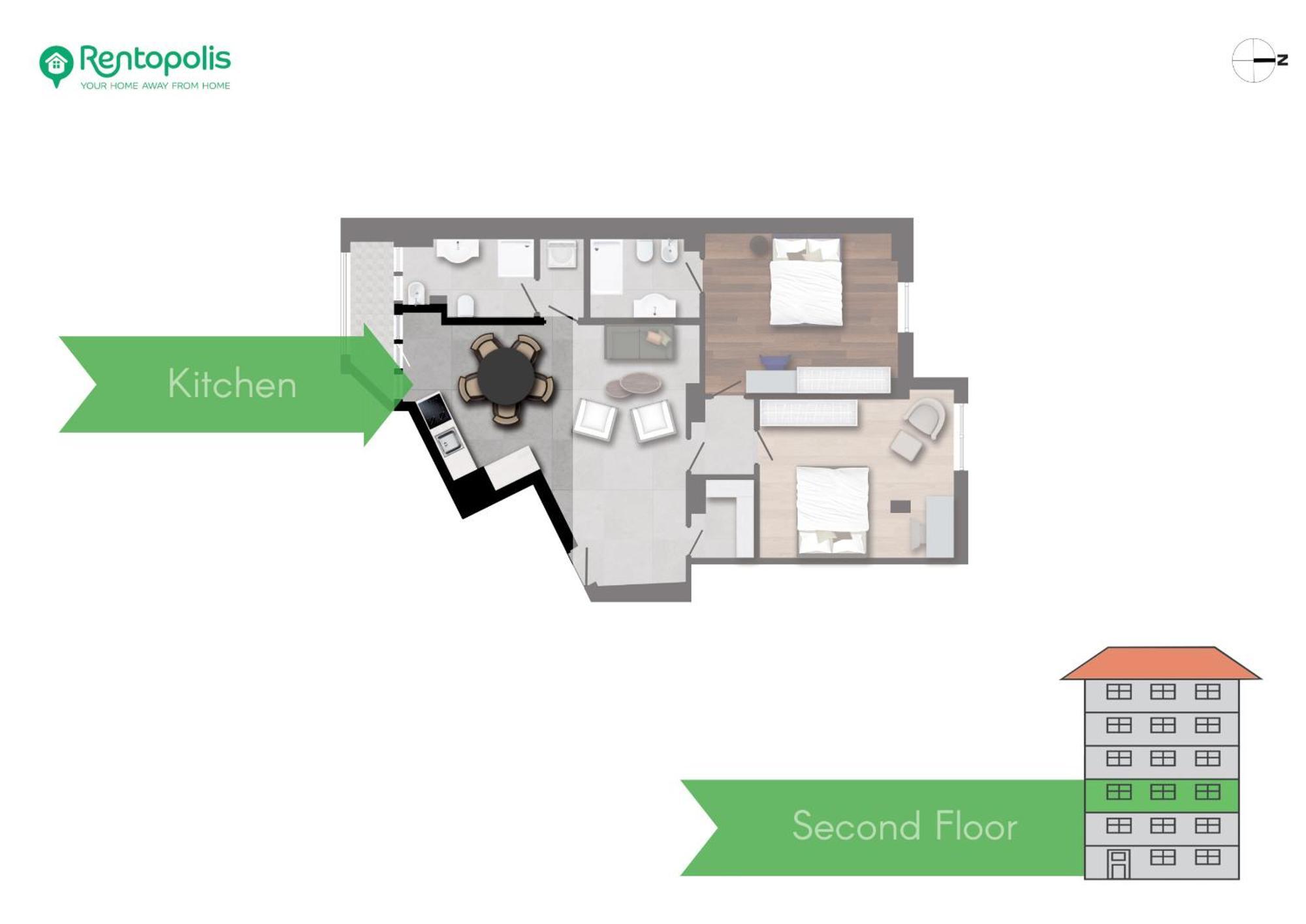 Appartement Spacious 2bdr With Balcony Arco-sempione Area, By Rentopolis Milan